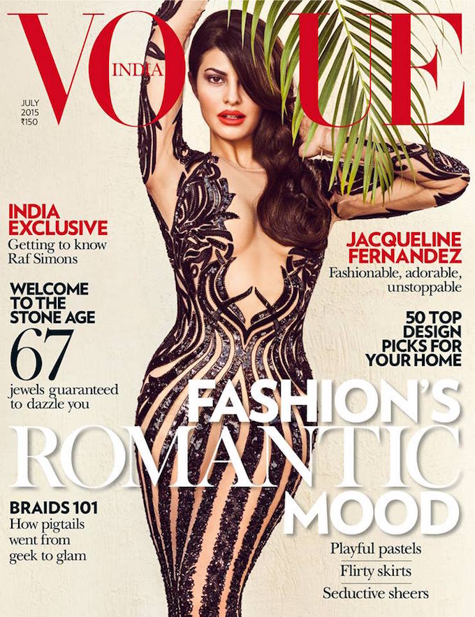 Jacqueline Fernandez in Vogue (Source: facebook.com/Vogueindia)