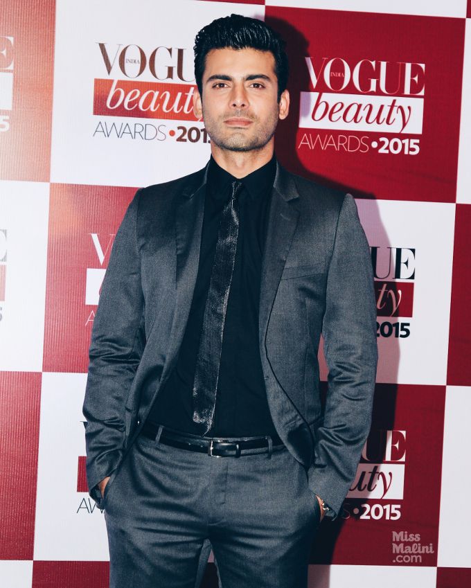 Fawad Khan in Dior Homme at the Vogue Beauty Awards 2015