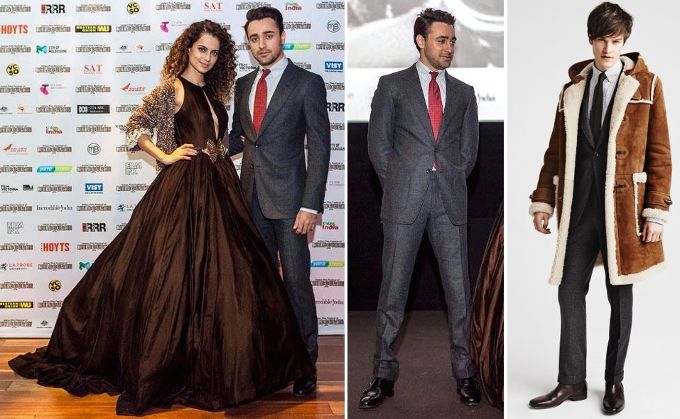 Kangana Ranaut and Imran Khan in Tom Ford, Drake’s and Ferragamo at the opening night of the 2015 Indian Film Festival of Melbourne (Photo courtesy | IFFM/Tom Ford)