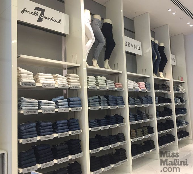 A wall full of denim? Yes, please!
