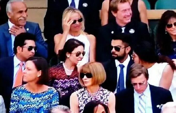 Virat Kohli, Anushka Sharma, Sachin & Anjali Tendulkar