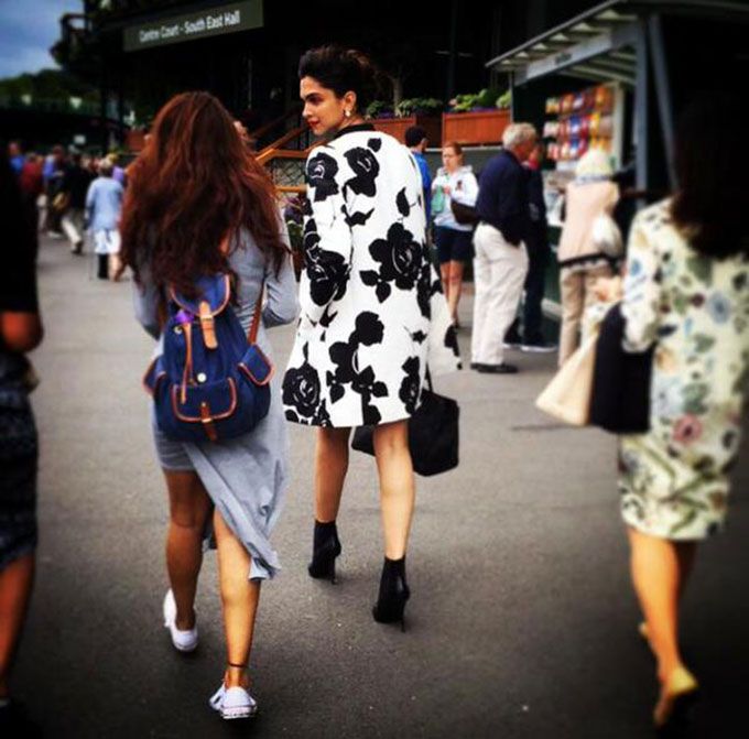 In Pictures: Deepika Padukone Spotted Again At Wimbledon With Her Mother