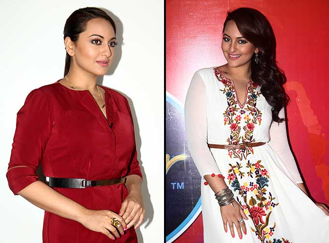 Sonakshi Sinha Has The Power To Rock Two Very Different Looks In One Day!