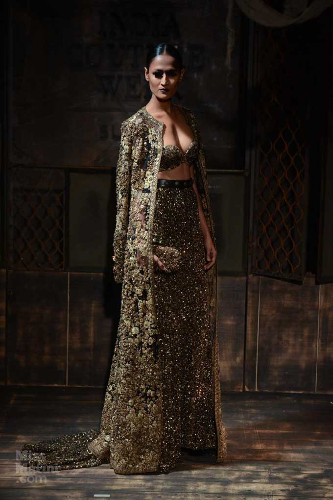 Christian Louboutin for Sabyasachi's 'Bater' at #AICW2015