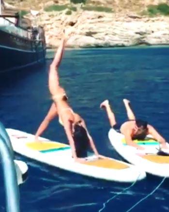 Whoa! This Video Of Lisa Haydon Doing Yoga On Water Is Giving Us #FitnessGoals!