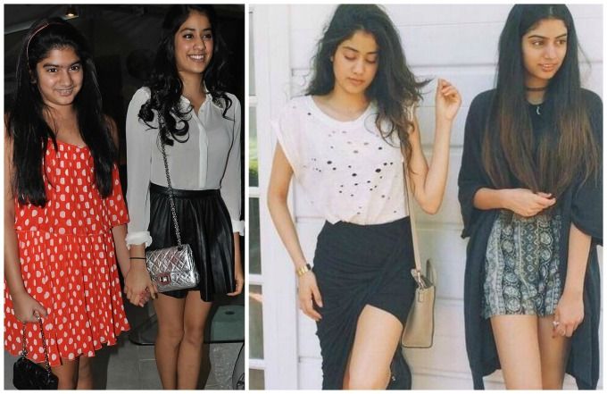 Whoa! Sridevi’s Daughters Jhanvi &#038; Khushi Kapoor Have Grown Up To Be So Pretty!