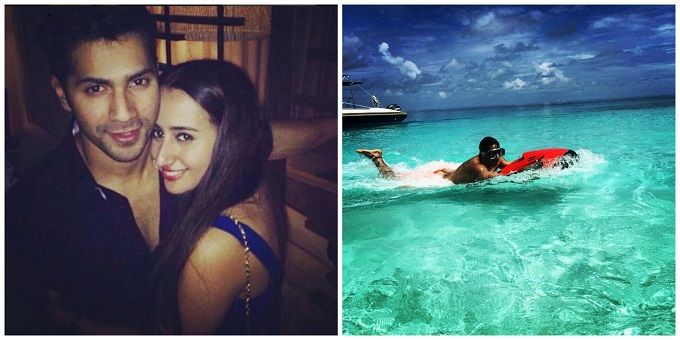Varun Dhawan & Natasha Dalal Are Holidaying In Maldives Together!