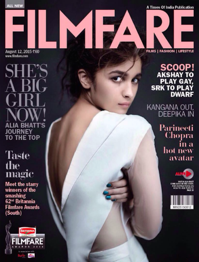 Alia Bhatt Looks Like A Hot Mess On The Cover Of Filmfare Magazine!
