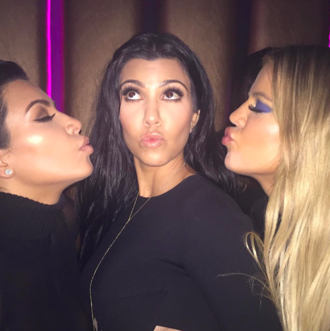 Kim Kardashian, Kourtney Kardashian & Khloé Kardashian (Source: Instagram/@KimKardashian)