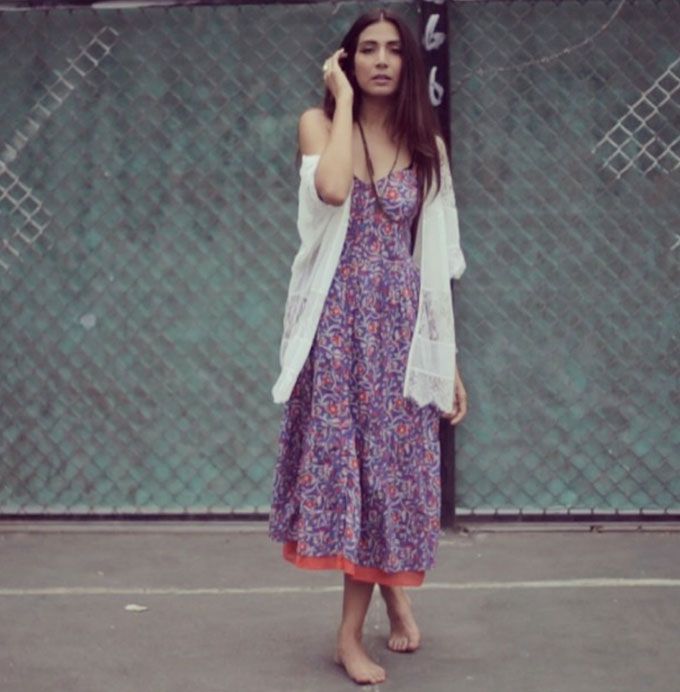 A spaghetti summer midi with a mori style cotton cover up (Pic: @monicadogra on Instagram)