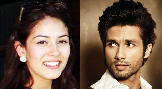 Shahid Kapoor and Mira Rajput