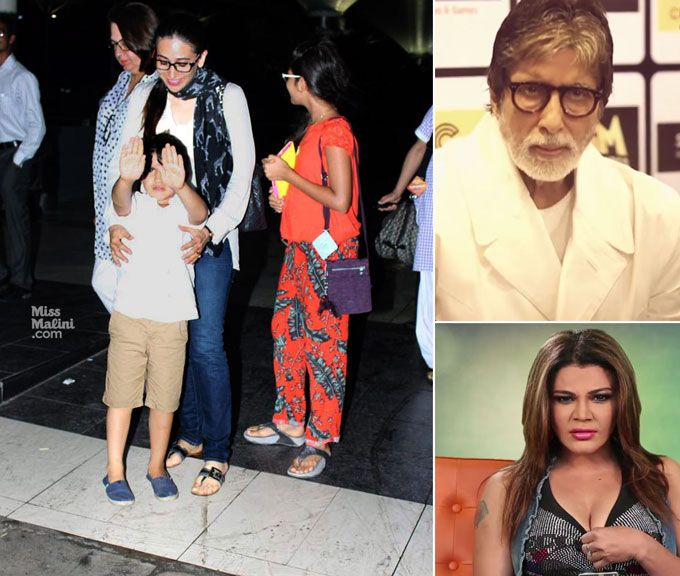 Kya SEEN Hai: Amitabh Bachchan’s Style, Karishma Kapoor’s Camera-Shy Son & Rakhi Sawant Reads Mean Tweets