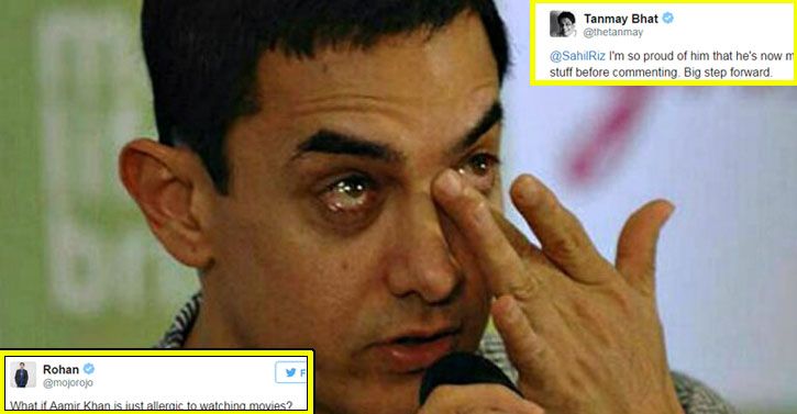 Aamir Khan Is Getting Trolled On Twitter For Crying &#038; It’s All Kinds Of Hilarious!