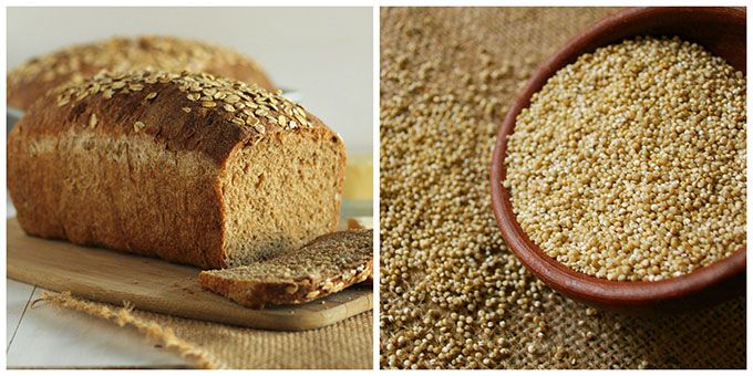 Whole Grain Bread & Quinoa
