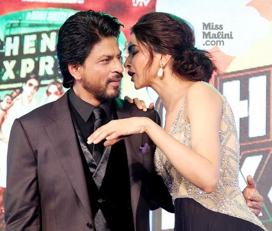 Shah Rukh Khan and Deepika Padukone