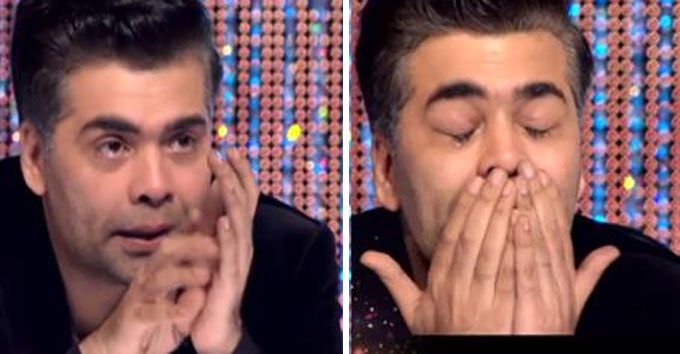 Video: Karan Johar Can’t Stop Crying On His Farewell Episode Of Jhalak Dikhhla Jaa!