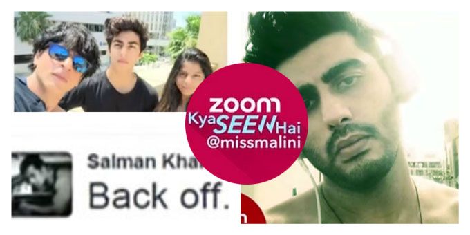 Kya SEEN Hai: Shah Rukh Khan Holidays, Salman Khan Tells Us To “Back Off” &#038; Arjun Kapoor Shaves His Beard!