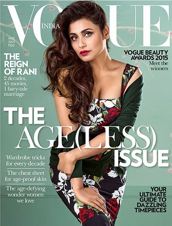 Rani Mukerji (Image Courtesy | Vogue India)