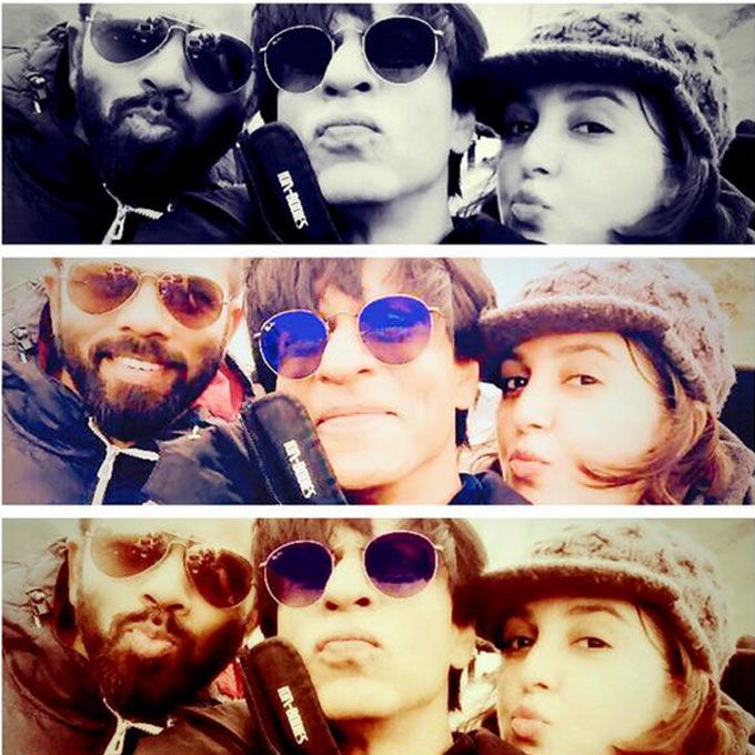 How Cute Are These Selfies From The Sets Of Dilwale!