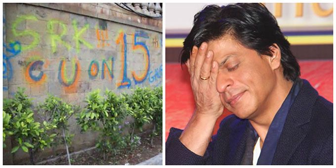 Whoa! Shah Rukh Khan’s Mannat Was Vandalized By Some Fans!