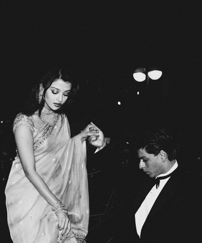 This Vintage Photo Of Aishwarya Rai Bachchan &#038; Shah Rukh Khan Proves He Is A True Gentleman