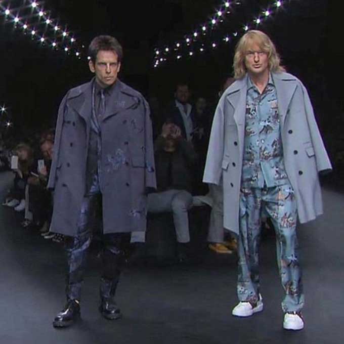 Ben Stiller & Owen Wilson for Valentino at Paris Fashion Week