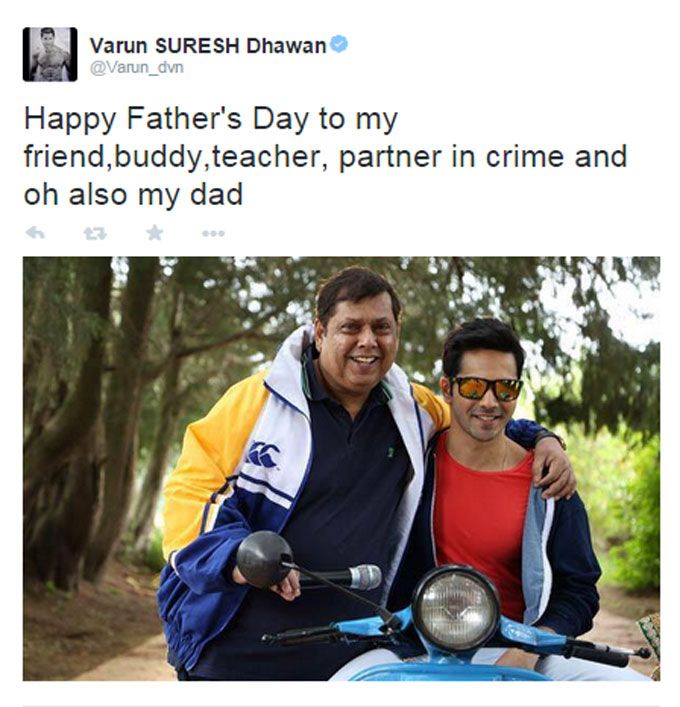 David Dhawan, Varun Dhawan