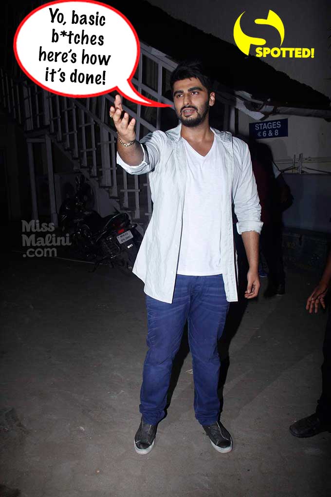 Arjun Kapoor Just Styled His Plain White Tee In The Easiest, Most Stylish Way Possible