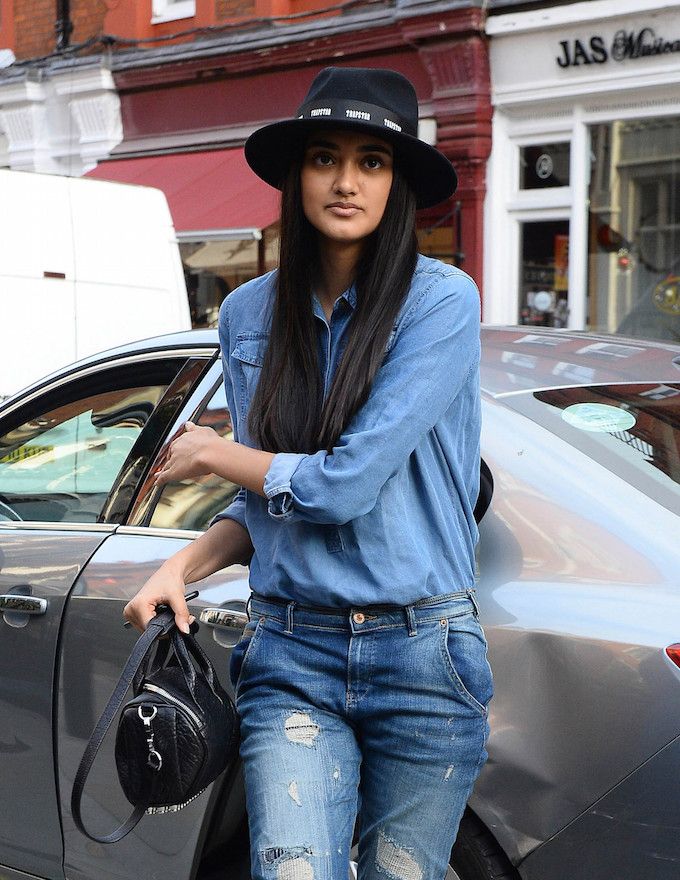 This International Indian Model Just Aced The Denim On Denim Trend