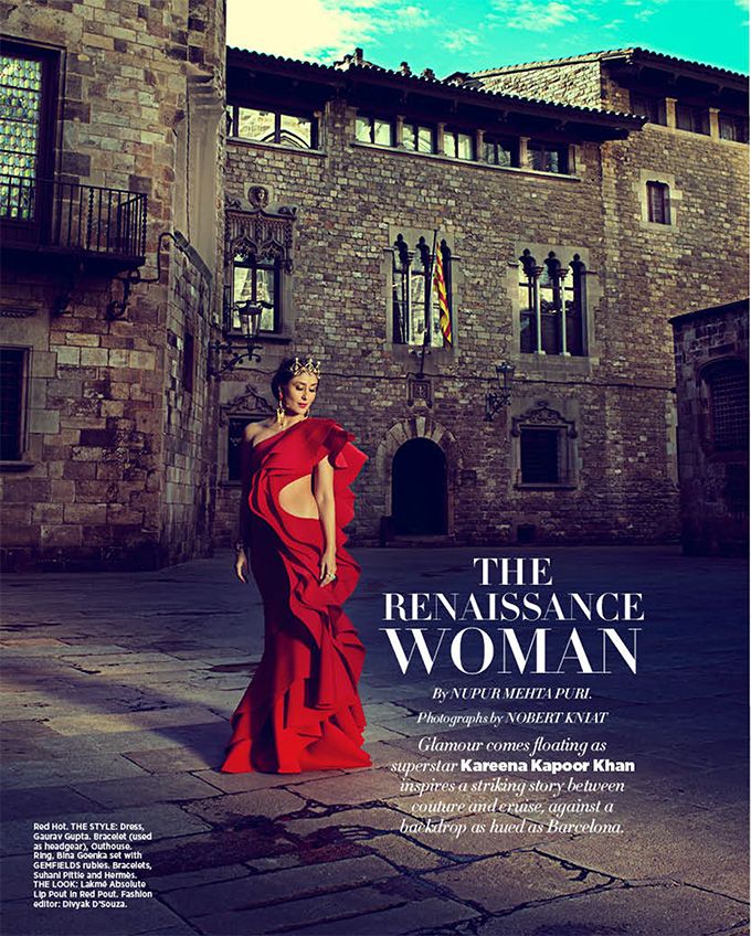 Kareena Kapoor Khan for Harper's Bazaar Bride December 2015