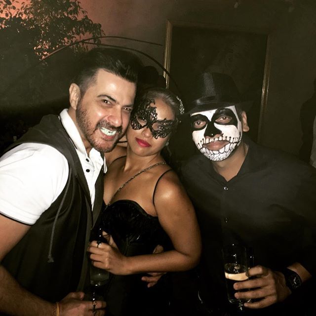 Sanjay Kapoor at a Halloween party