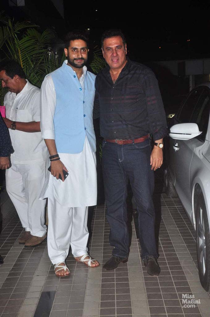 Abhishek Bachchan and Boman Irani