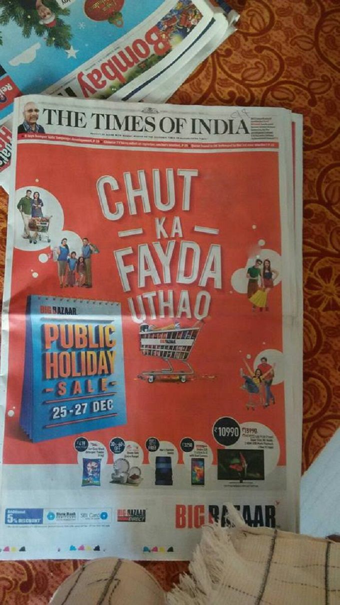 Someone Photoshopped A Vagina On TOI’s Front Page!