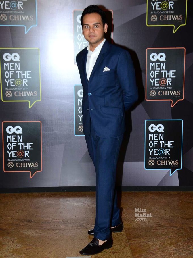 Ashiesh Shah at the 2015 GQ Men Of The Year Awards (Photo courtesy | Viral Bhayani)