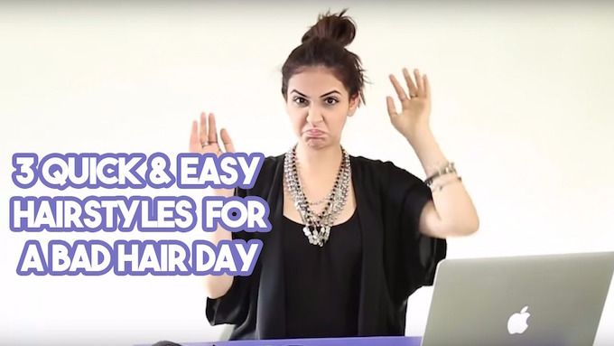 3 Fresh Hairstyles For A Bad Hair Day
