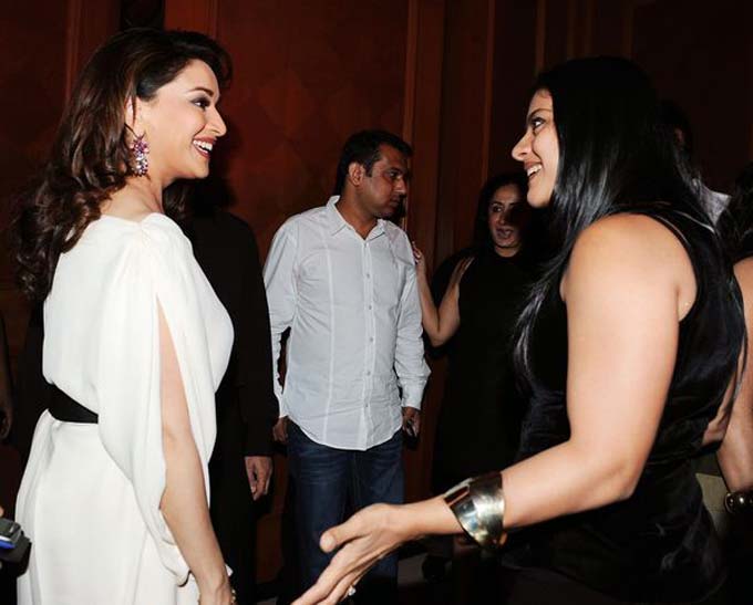 Madhuri Dixit and Kajol