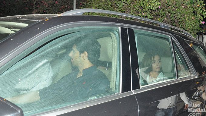 In Photos: Alleged Couple Sidharth Malhotra & Alia Bhatt Arrived Together For A Diwali Party!