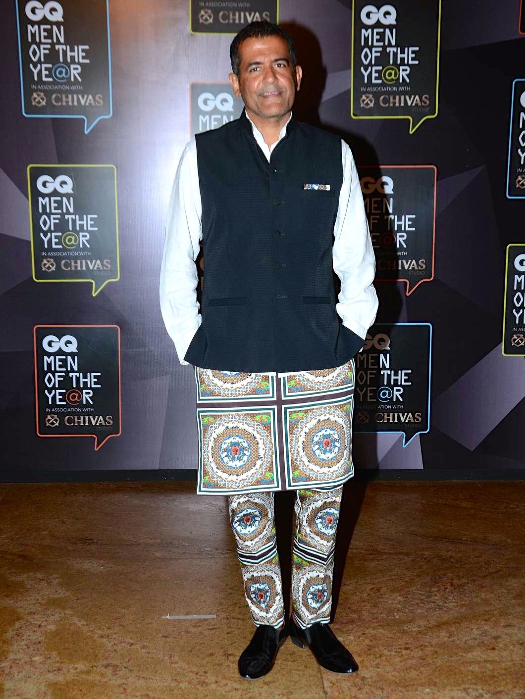 AD Singh in Mr. Ajay Kumar at the 2015 GQ Men Of The Year Awards (Photo courtesy | Viral Bhayani)
