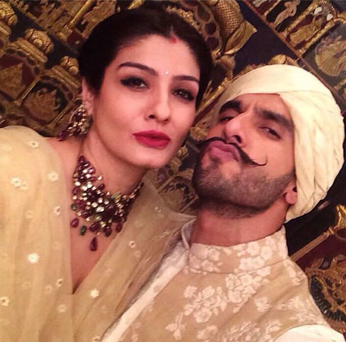 That Awkward Moment When Raveena Tandon Asked Ranveer Singh To Leave The Shoot!