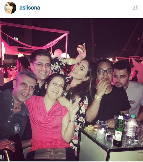 Sonakshi Sinha with her friends