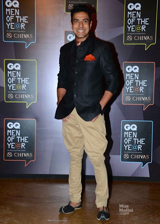 Ranveer Brar at the 2015 GQ Men Of The Year Awards (Photo courtesy | Viral Bhayani)