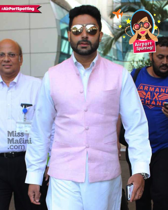 Abhishek Bachchan At The Airport Is The Sharpest Thing You’ll See Today