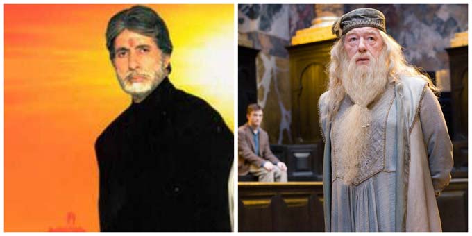 Amitabh Bachchan and Dumbledore