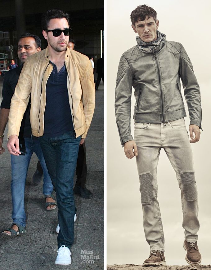 Imran Khan in Belstaff and Common Projects (Photo courtesy | Viral Bhayani/Belstaff)