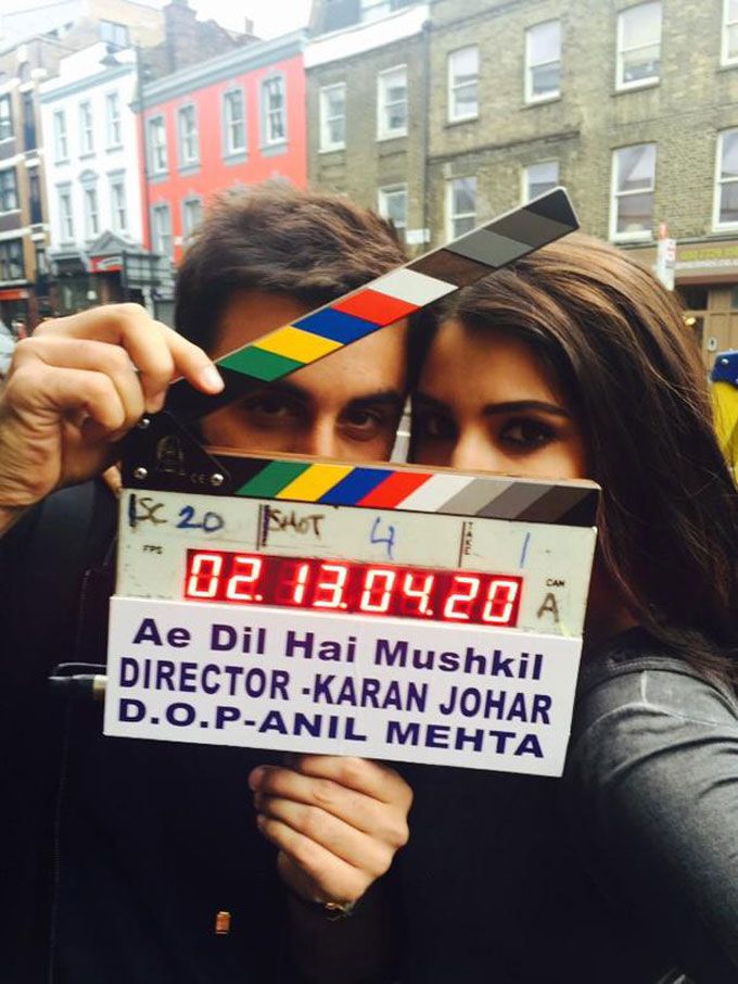 Karan Johar Just Posted A Photo Of Ranbir Kapoor & Anushka Sharma From The Sets Of Ae Dil Hai Mushkil