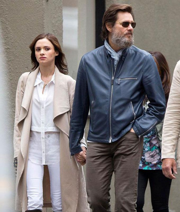 Jim Carrey and Cathriona White (Source: Twitter)