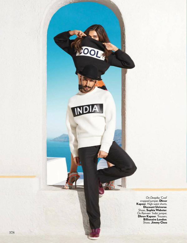 Ranveer and Deepika's Vogue photoshoot | Source: Twitter |