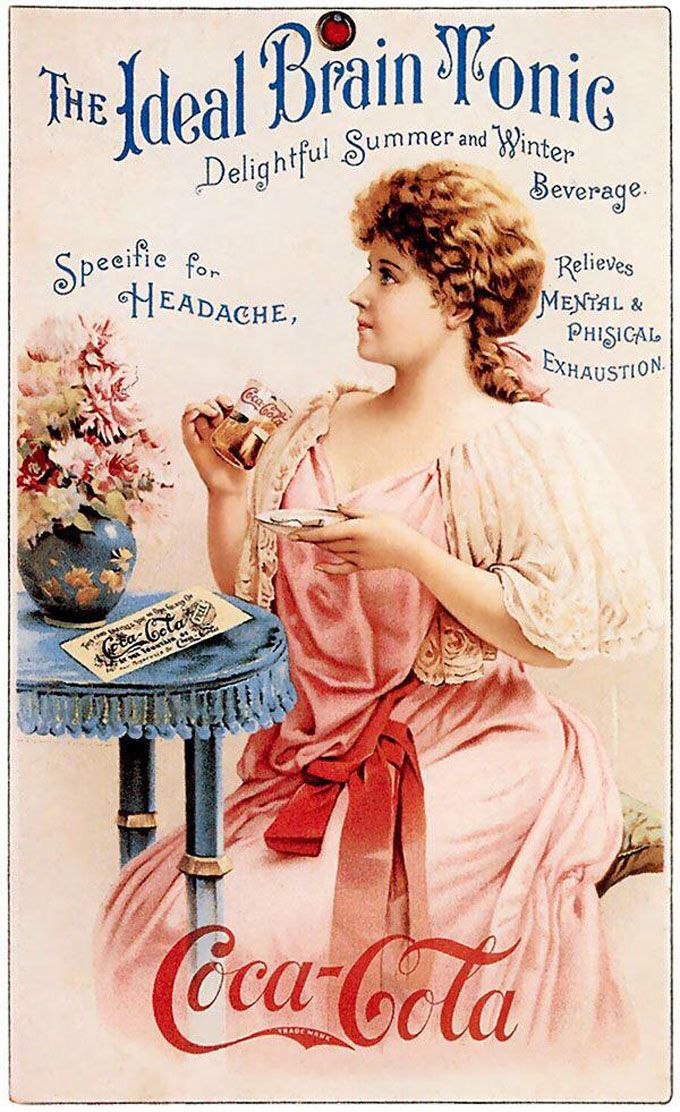 Wow! This 1890s Coca-Cola Ad Shows That It Was Actually A “Brain Tonic”!