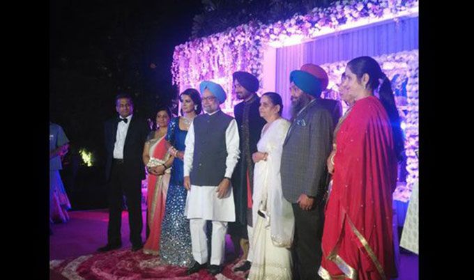 Geeta Basra & Harbhajan Singh's Wedding Reception