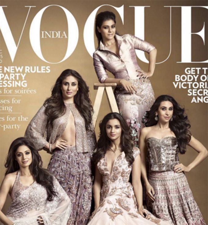 Here’s Why Sridevi, Kajol, Karisma Kapoor, Kareena Kapoor & Alia Bhatt Came Together To Shoot This Epic Cover
